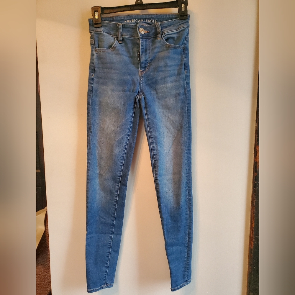 American Eagle Outfitters Blue Skinny Jeans
